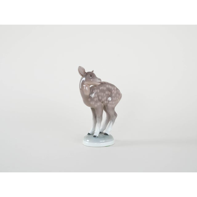 Bing & Grondahl Danish Porcelain Deer Figurine from Bing & Grondahl, 1970s For Sale - Image 4 of 11