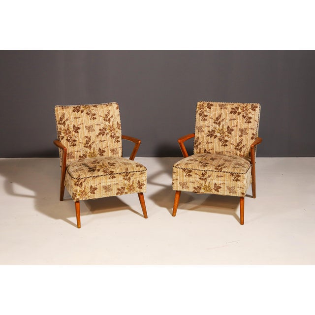 Mid-Century Modern Set of Mid-Century Armchairs, Czechoslovak, 1960s For Sale - Image 3 of 12