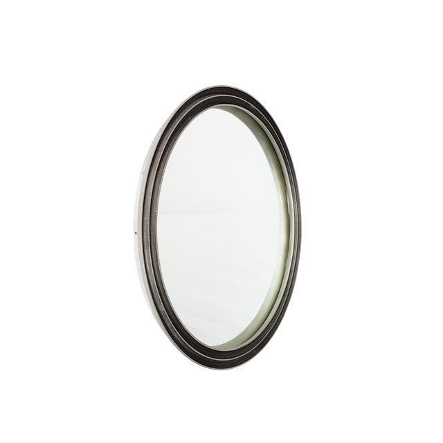 Mid-Century Modern Mirror by Lorenzo Burchiellaro for Studio Burchiellaro Padova, 1970s For Sale - Image 3 of 12