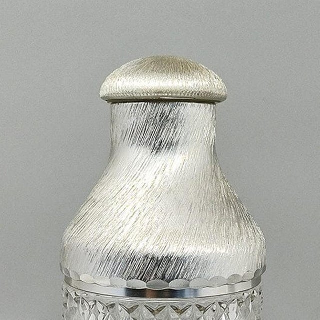 Cut Crystal Cocktail Shaker from Arir, Italy, 1960s For Sale - Image 4 of 6