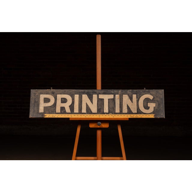 Early Smaltz “Printing” Trade Sign For Sale - Image 11 of 11