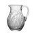 French Country Artel Lily of the Valley Jug, Clear For Sale - Image 3 of 3