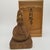 Vintage Japanese Wooden Carving of a Mouse Holding a Chestnut – Folk Art Figurine For Sale - Image 15 of 18