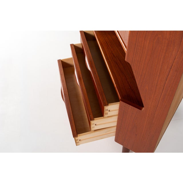 Vintage Danish Teak Cabinet with Drawer, 1960s For Sale - Image 10 of 17