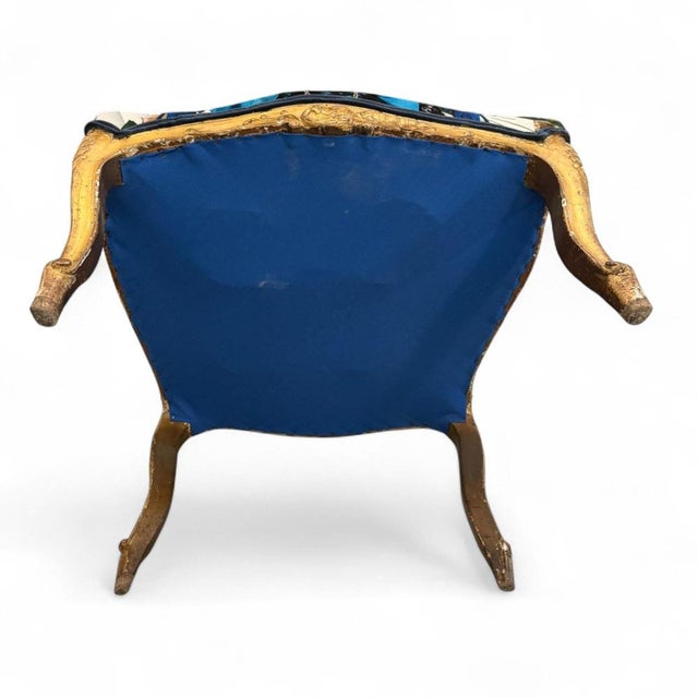 Set of Louis XV Style Gilt Armchairs For Sale - Image 16 of 18