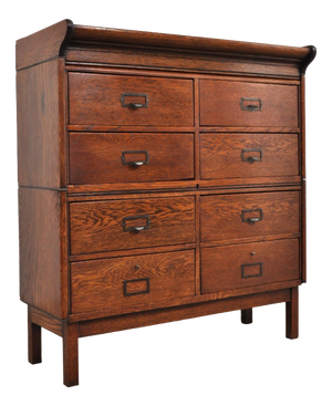 Antique Oak Chest of Drawers from Globe Wernicke, 1900s
