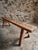 Antique Wooden Bench with Pine Seat and Chestnut Base, 1890s For Sale - Image 5 of 11