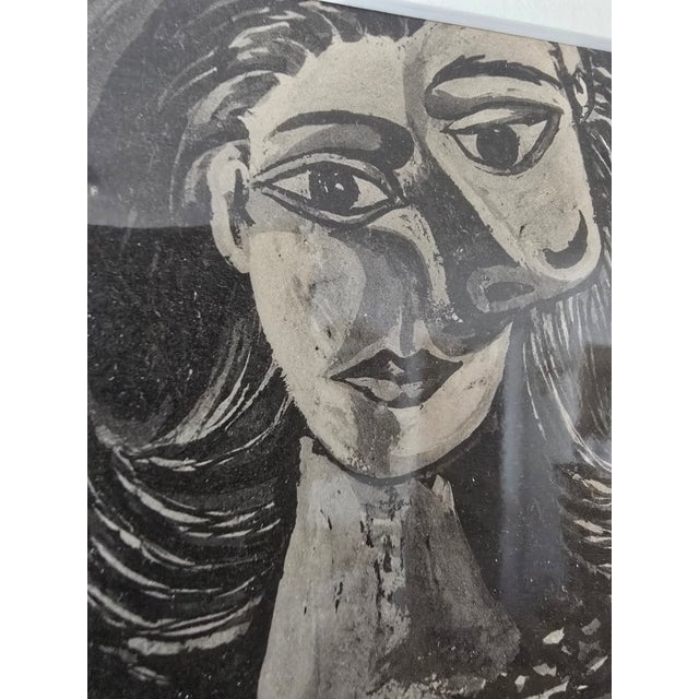 Vintage Mid Century Picasso Style Signed Lithograph For Sale In New York - Image 6 of 13