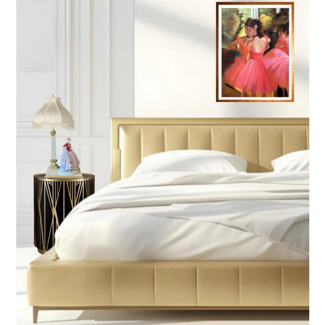 Royal Dux Porcelain Lady Holding Her Dog Table Lamp For Sale - Image 9 of 18