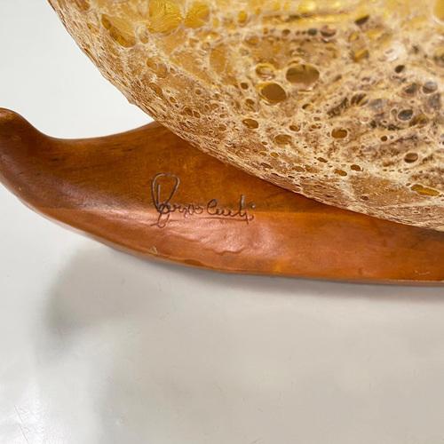 Mid-Century Modern Italian Table Lamp Snail Marzio Cecchi Dimensione Fuoco, 1960s For Sale - Image 16 of 17