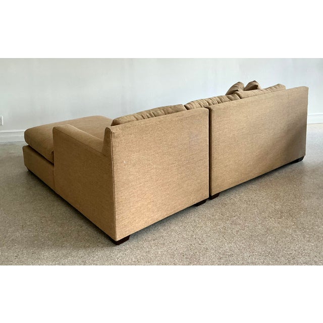 Contemporary Vintage Bernhardt for Bloomingdale’s Sectional Sofa For Sale - Image 3 of 12