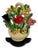 Metal Hard to Find 1930s Hubley MFG Co. Tulips & Hyacinths Flower Basket Cast Iron Doorstop in Pristine Cond. For Sale - Image 7 of 18