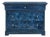 True Blue Burl 3 Drawer Chest - For Sale