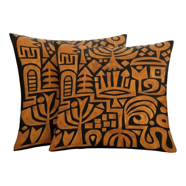 Exquisite Luxury Arts & Crafts Sofa Cushions / Pillows For Sale