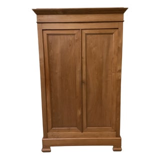 Antique Wardrobe in Ash, 1880 For Sale