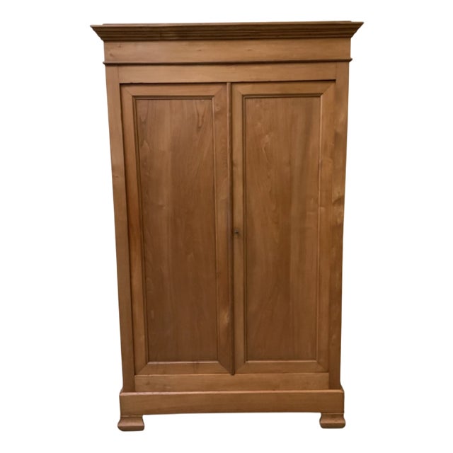 Antique Wardrobe in Ash, 1880 For Sale