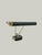 Elegant Art Deco table lamp or desk lamp with a swiveling shade. In the Bauhaus style, designed by Eileen Gray for Jumo,...