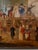 Sky Blue The Actors, Oil Painting on Canvas, 19th Century, France For Sale - Image 8 of 12