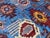 Textile 5x7 Ft. Blue Karachov Kazak Design Handknotted Wool Rug For Sale - Image 7 of 10