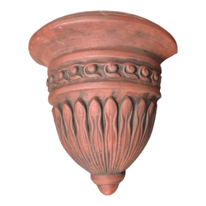 Vintage Peters & Reed Moss Aztec Art Pottery Hanging Wall Pocket Vase