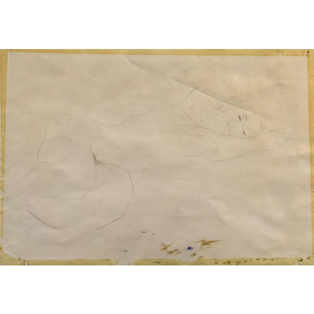 'Reclining Nude' by Sydney Horne Shepherd, Glasgow School of Art, Dundee, Post-Impressionist Figural For Sale In Monterey, CA - Image 6 of 7