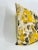 Yellow & Black Floral Linen Pillows - Set of 2 For Sale In Greensboro - Image 6 of 12
