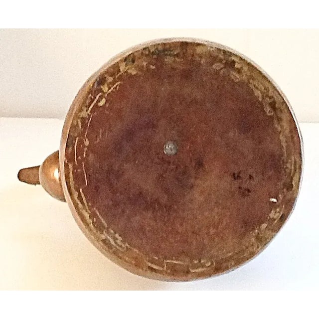 Early Hand Forged Copper Kettle For Sale In San Francisco - Image 6 of 8