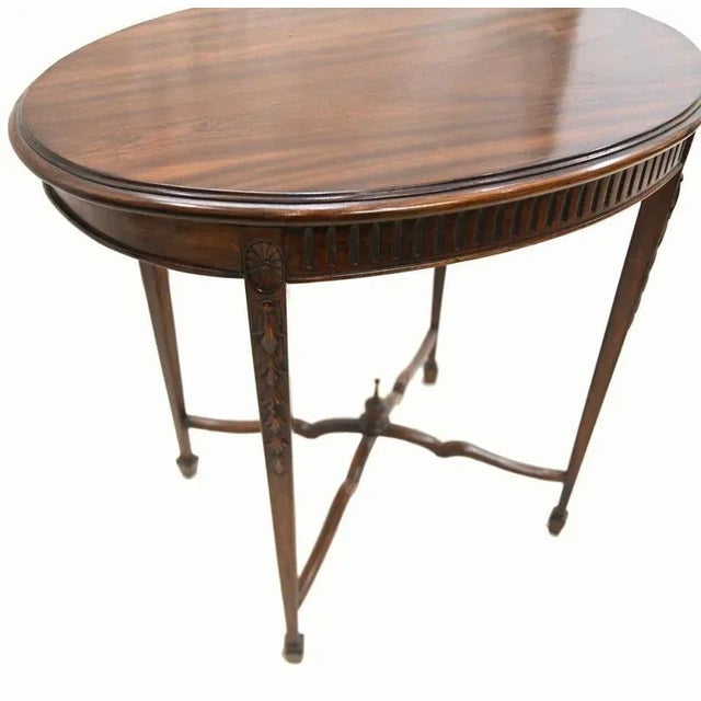 Tea table in the Adams style in mahogany Circa 1920 Bought from a private house sale in London's Knightsbridge Offered in...