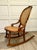 Antique Victorian Carved Wood Hand-Caned Rocking Chair For Sale - Image 15 of 17