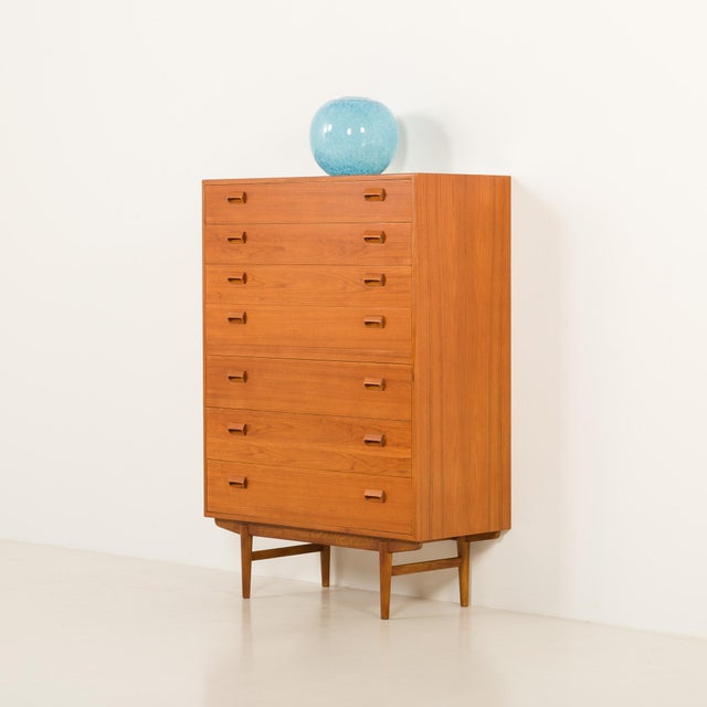 Chest of Drawers by Børge Mogensen for Søborg Møbelfabrik, 1960s For Sale - Image 11 of 11