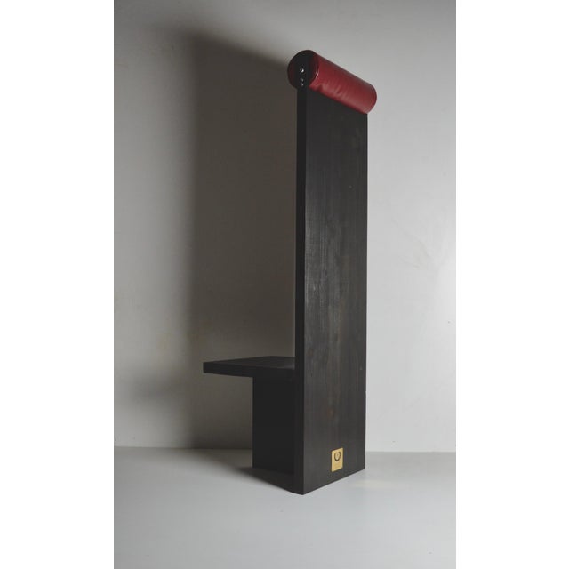 Black Ettore Passage Armchair from Studio Greca For Sale - Image 8 of 12
