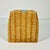 Plastic 1990s Vintage Arts & Crafts Adirondack Rustic Faux Wicker Fishing Basket Tissue Box Cover For Sale - Image 7 of 11