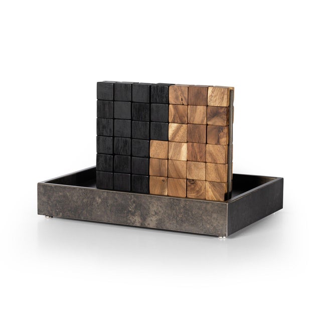 Four Hands Four In a Row - Natural Guanacaste For Sale - Image 10 of 10