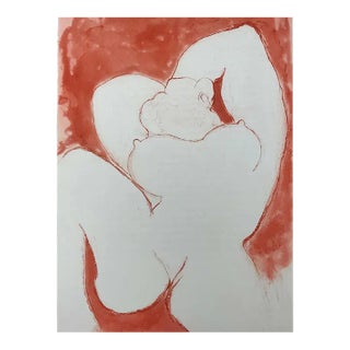 1976 Edouard Pignon Original Engraving Les Sirenes No. 5 For Sale