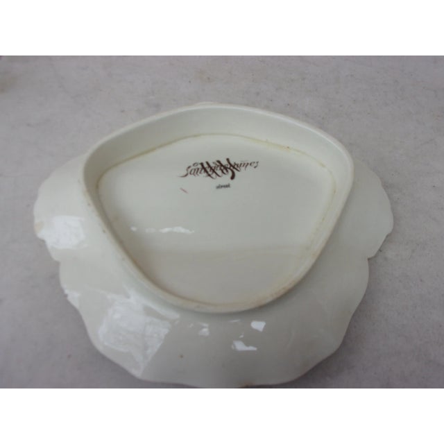 C.1900 French Majolica Asparagus Plate Sarreguemines For Sale In Austin - Image 6 of 10