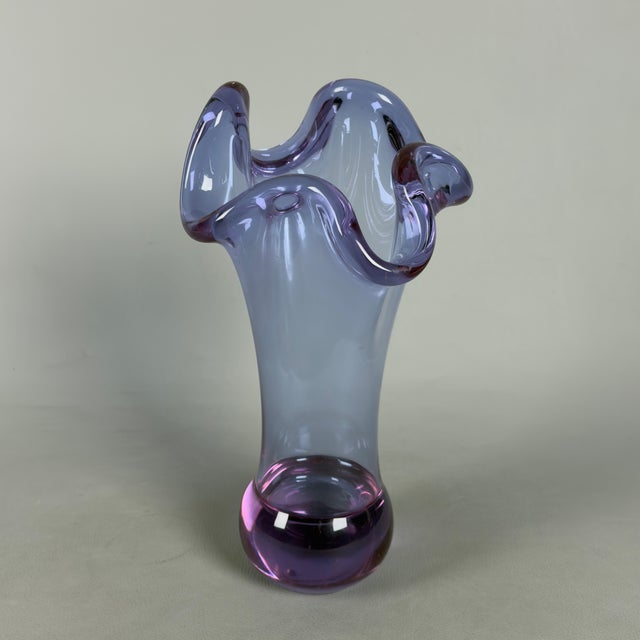 1970s Vintage Murano Glass Vase, 1970s For Sale - Image 5 of 11