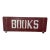 Large Original Double-Sided Books Sign, Hand-Painted Steel, American Library c.1930s For Sale