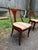 Brown Vintage Pair of Regency Style Emprire Directorie Style Dining Side Chairs. Possibly Attributed to Kindel For Sale - Image 8 of 10
