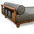 1930s Art Deco Walnut Daybed from Bohemia, 1930s For Sale - Image 5 of 9