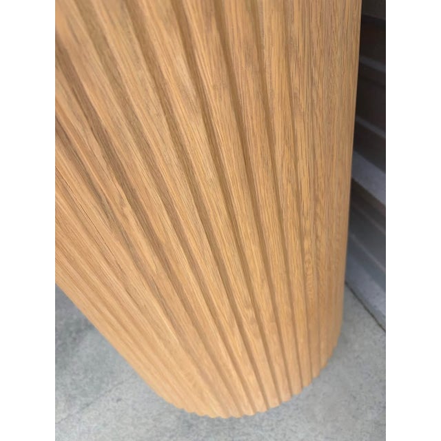 RH (Restoration Hardware) 4-Door Media Console Byron Collection – Light Oak / Brass ──────────── About the Collection...