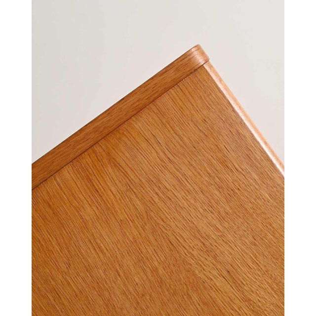 Wood Scandinavian Bedside Table with Three Drawers, 1950s For Sale - Image 7 of 9