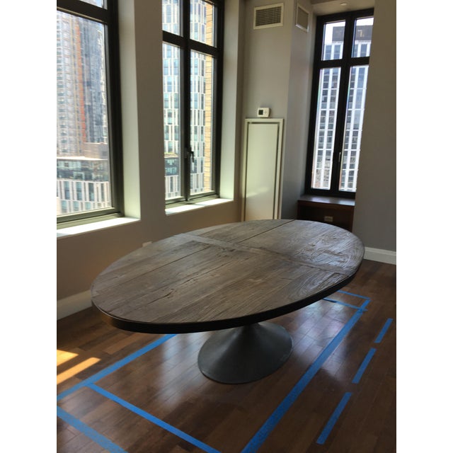 Restoration Hardware Aero Reclaimed Wood Dining Table Chairish