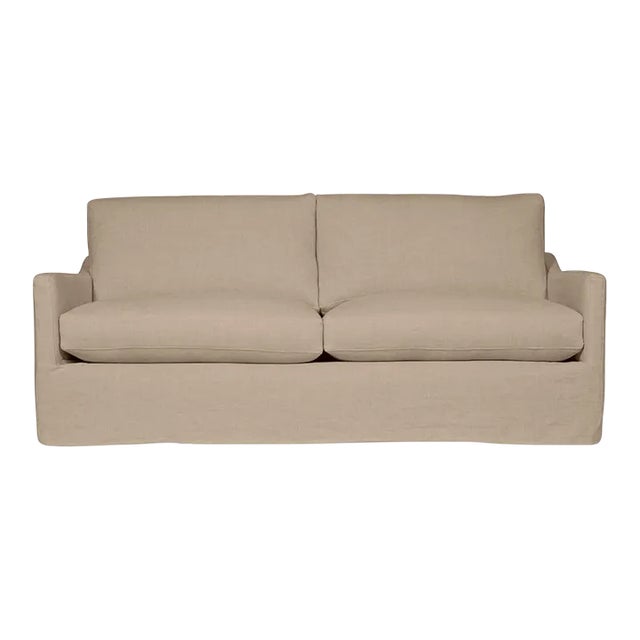 Moss Home Megan Sofa 96"W, Safari Flax For Sale