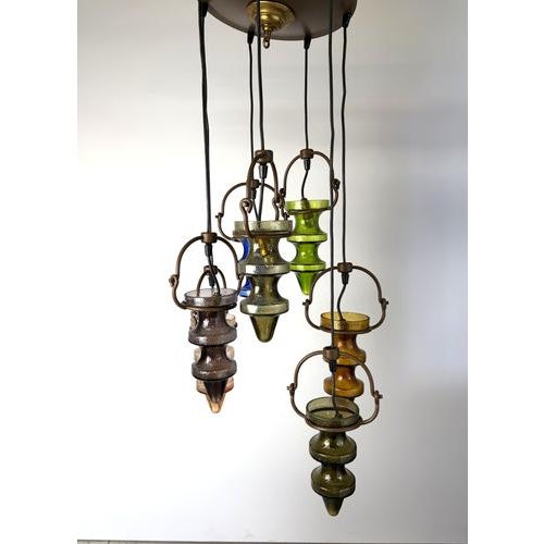 Brutalist Brutalist Stalacticte Chandelier by Nanny Still for Massive Belgium, 1960s For Sale - Image 3 of 14