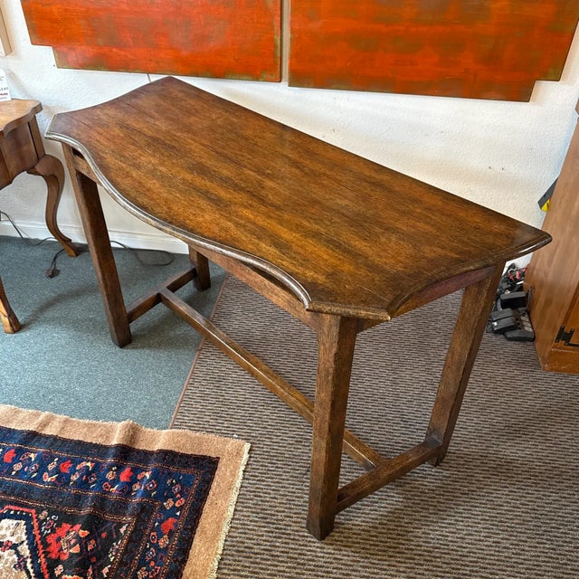 1990s Gregorius Pineo Vintage Dark Wood Console Table For Sale - Image 5 of 16