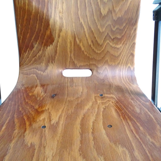 Vintage Plywood Armchairs from Galvanitas, Set of 6 For Sale - Image 17 of 18