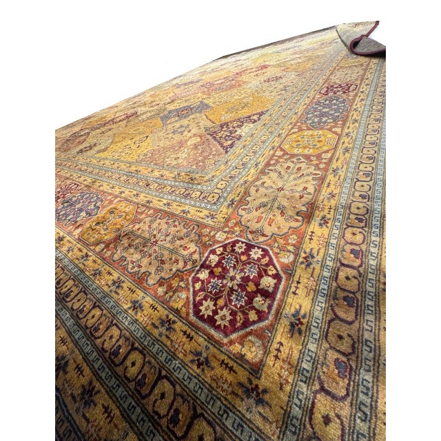 Pasargad DC Genuine Fine Tabriz Design Lamb's Wool Rug For Sale - Image 11 of 11