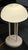Vintage Mushroom Tripod Table Lamp in Opaline Glass and White Steel, 1970s For Sale - Image 4 of 11