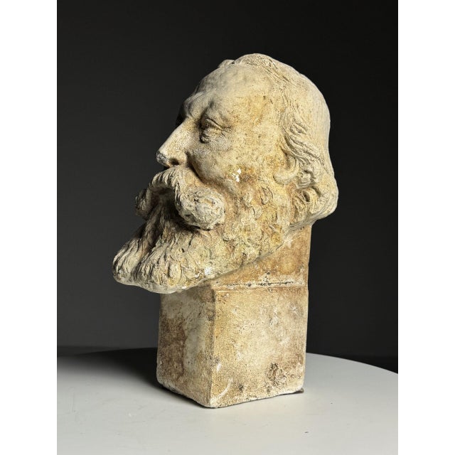 Classic Statue Head, 20th Century, Plaster For Sale - Image 11 of 18