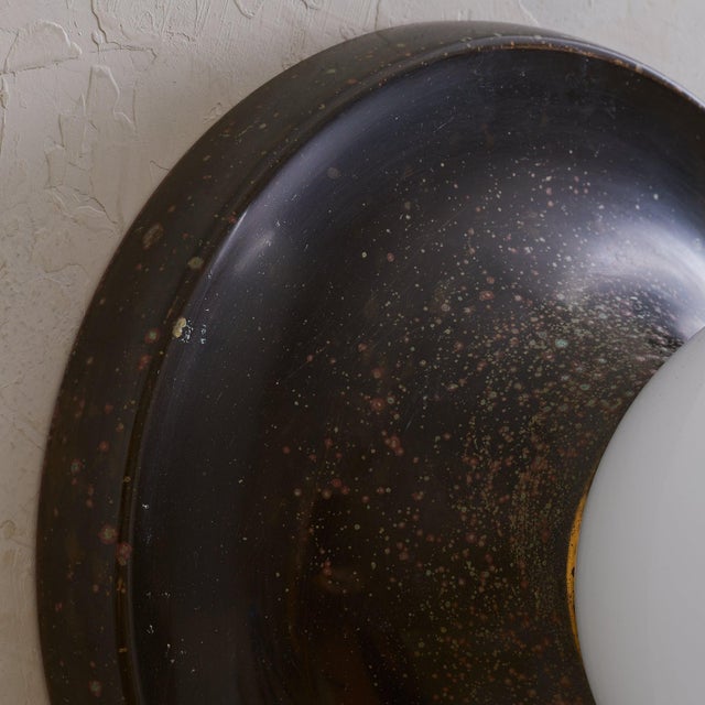 1960s 1960s Italian ‘Light Ball’ Sconce or Flush Mount in Bronze by Achille Castiglioni For Sale - Image 5 of 11